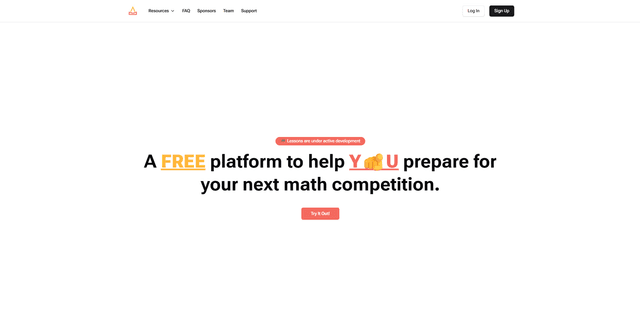 Incendium Academy homepage screenshot
