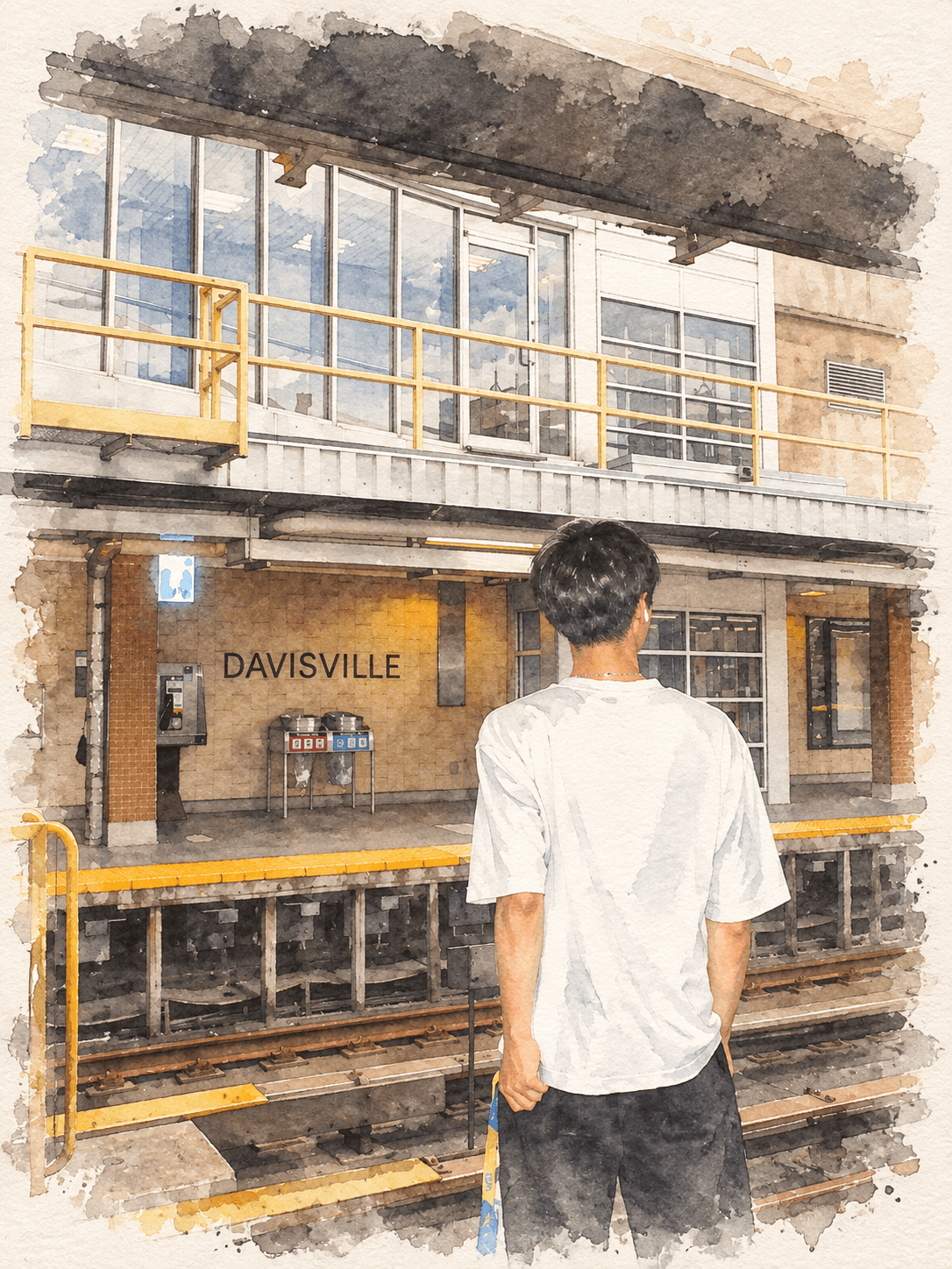 Leo at Davisville station